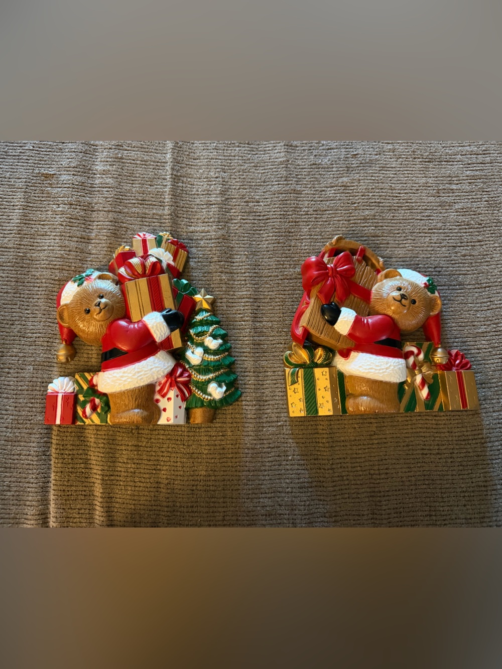 Vintage Burwood Christmas wall hangings
